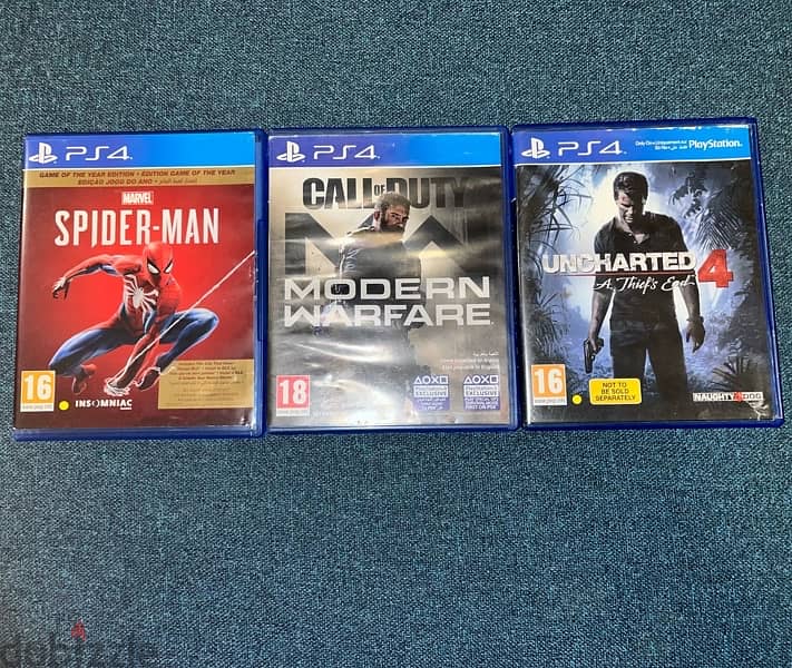 Playstation 4 games spiderman call of duty modern warfare uncharted 4 0