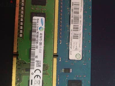 رمات 16GB DDR3 الواحده ب4GB استعمال نظيف