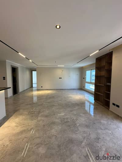 Apartment 221m for sale, fully finished and ready to move in, with a view of the swimming pool in the Amoradia Residential Compound and meals in the F