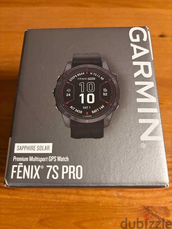 Brand New Smartwatch Garmin Fenix 7S Pro Saphire Solar edition 42mm 4