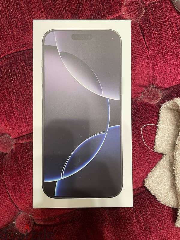 Iphone 16 pro max 256GB sealed خالص الضريبة 2