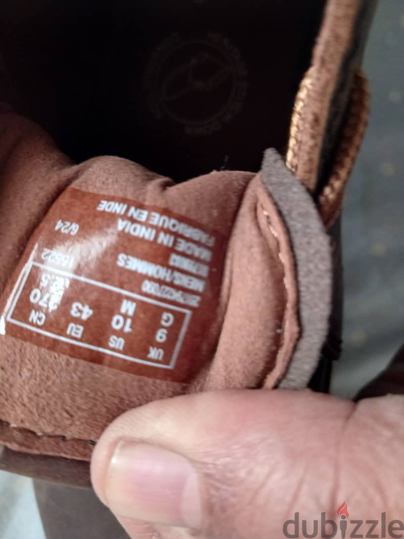 شوز كلاركس clarks اوريجنال مقاس 43 4