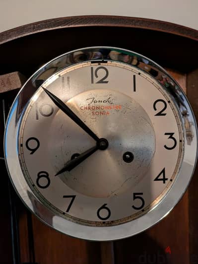 Antique vintage wall clock ساعة حائط خشب انتيكة