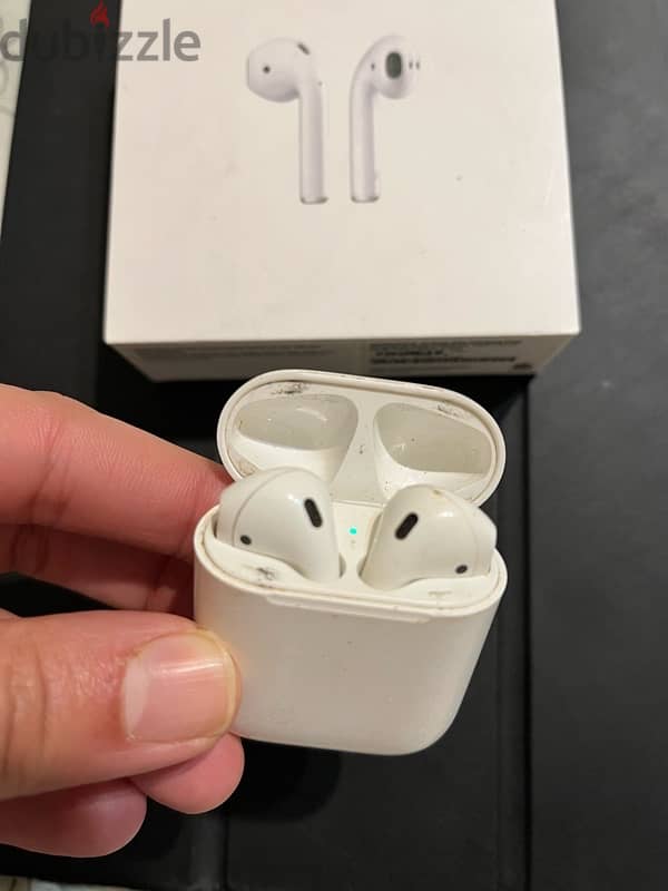 سماعه airpods 2 اصلي مستعمله 1