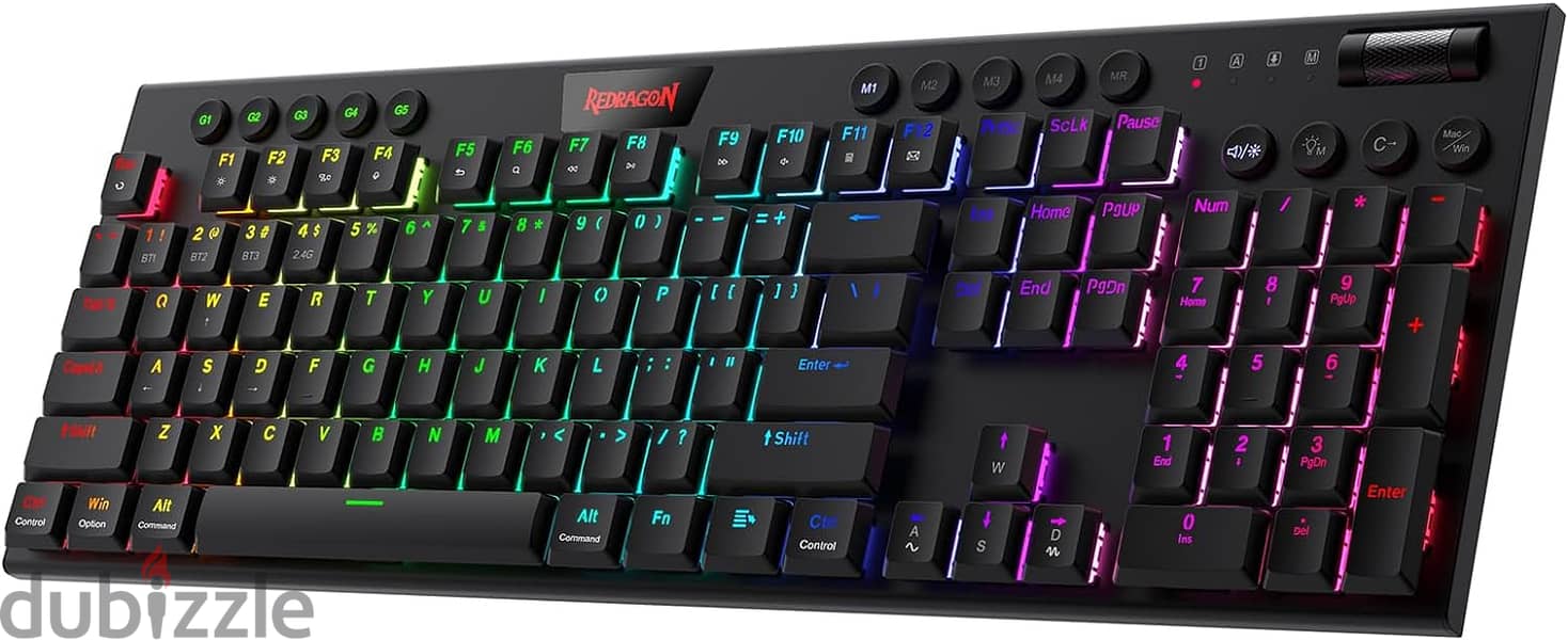 Redragon K618 Horus Wireless Mechanical Keyboard Open Box 1