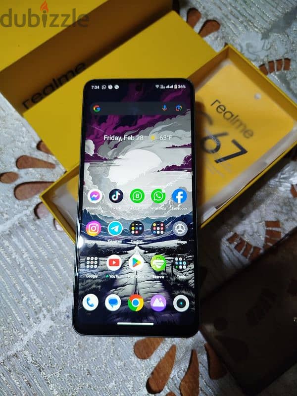 Realme C67 256GB 8 ram ريلمي c67 3