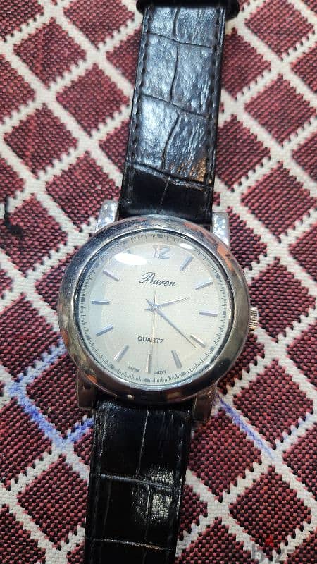 buren classic watch japan movement 1