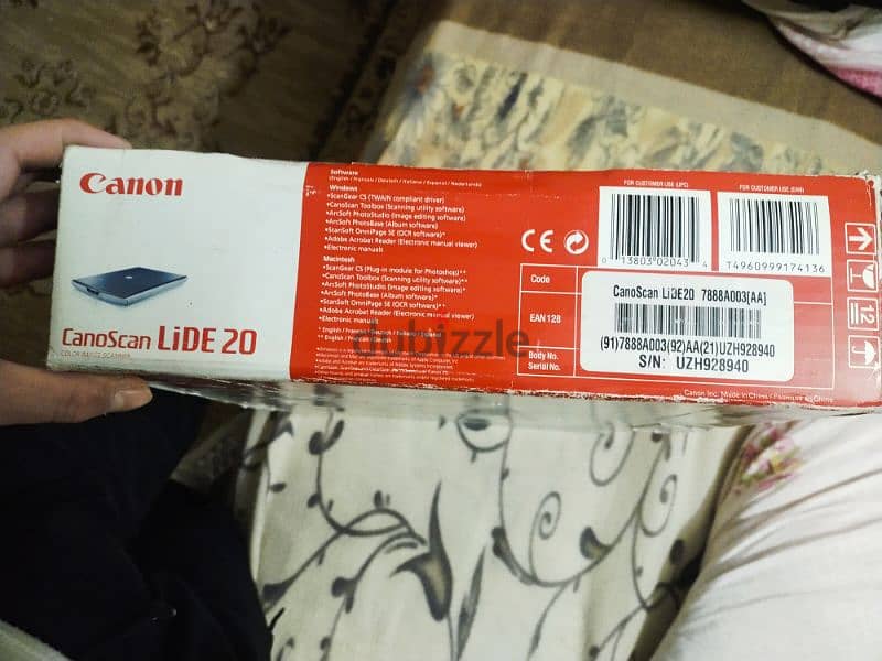 scanner canon lide 20 3