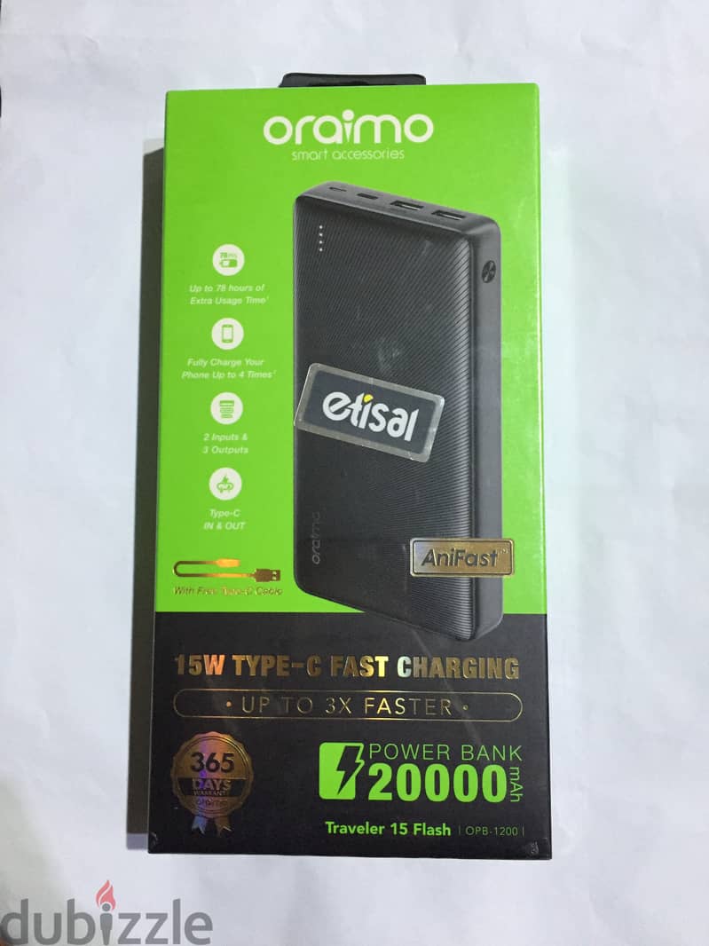 ORIAMO (اورايمو) باور بانك 20000 مللي امبير 15 وات 8