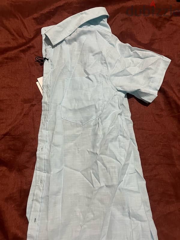 original baby blue Shirt from zara 2