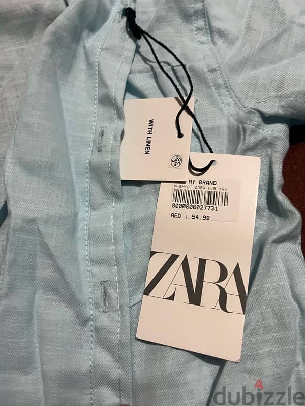 original baby blue Shirt from zara 4