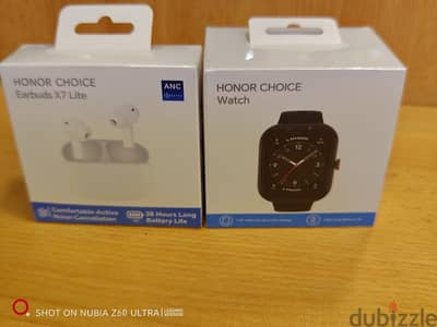 honor choice watch+buds x7lite