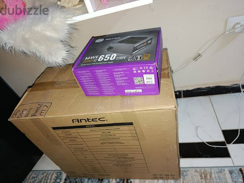 case antec nx410  + psu cooler master 650watt bronze 7