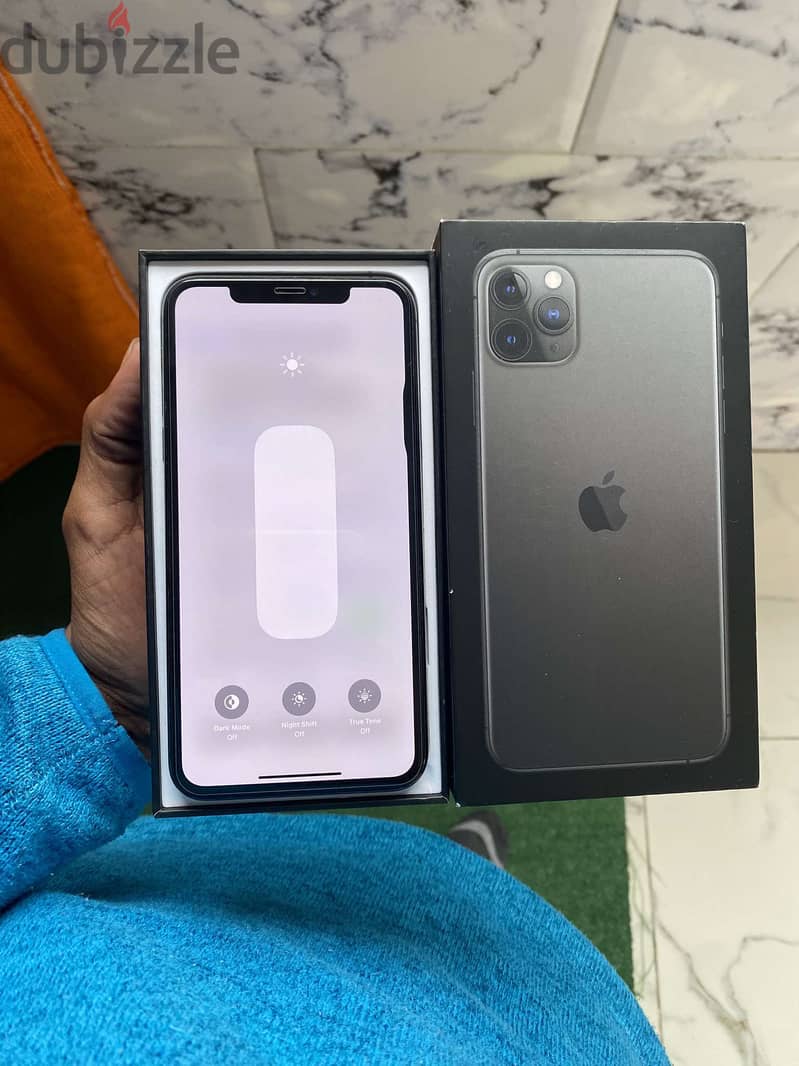 IPhone 11 Pro max للبيع او البدل معفي من الضرايب 1