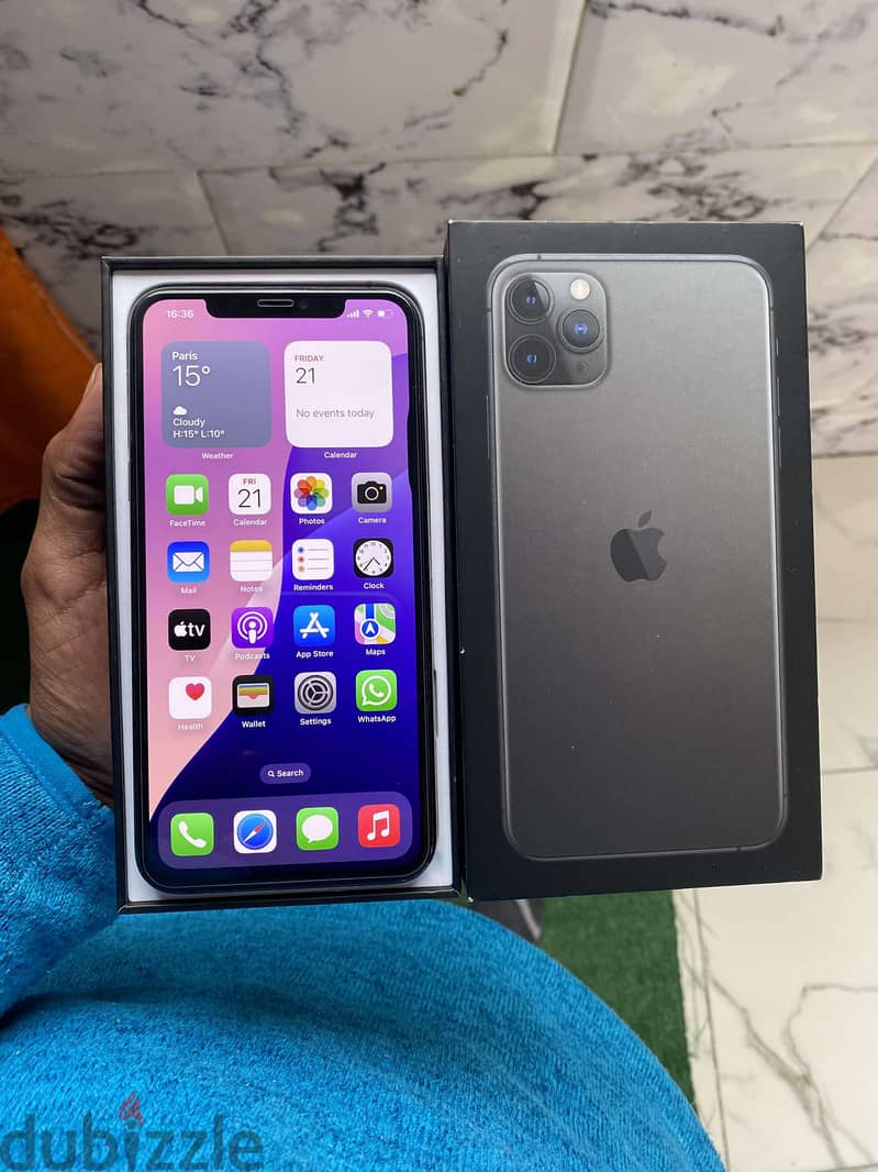 IPhone 11 Pro max للبيع او البدل معفي من الضرايب 3