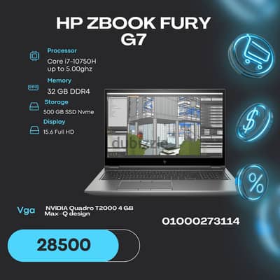 HP Zbook Fury 15 g7 Workstation