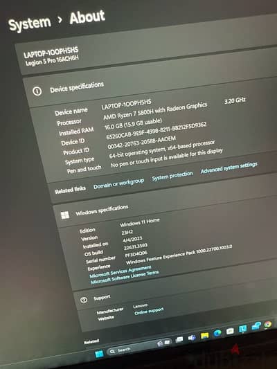 lenovo legion 5 pro