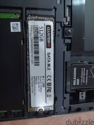 Hard clusterx sata m2 512 Giga