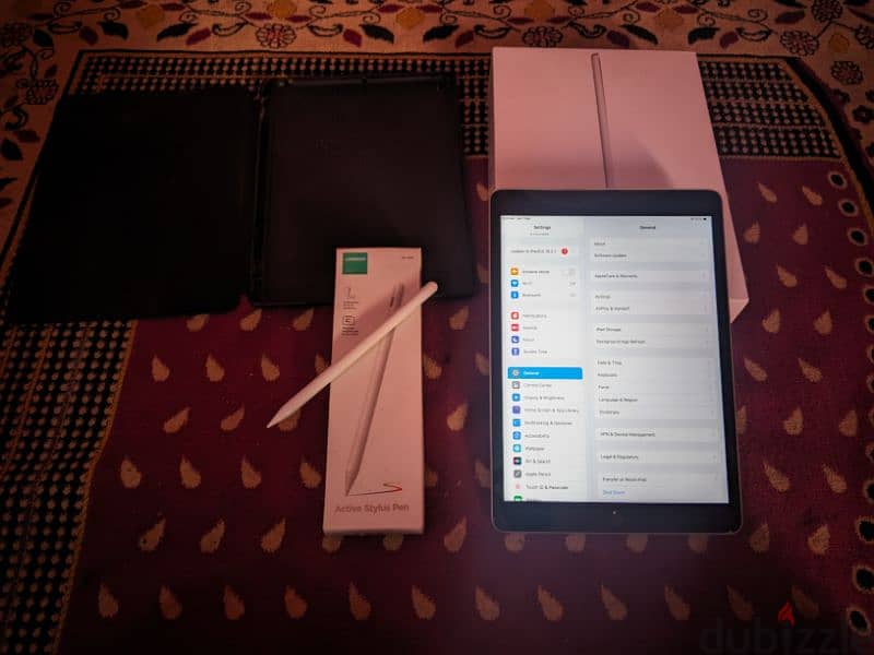 Ipad 9 64 giga 2022 ( بالكرتونة كاملة +جراب ابل + قلم جوي روم اعلي فئة 3