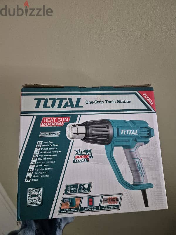 مسدس تسخين توتال ٢٠٠٠واط heating gun total 2000w 0