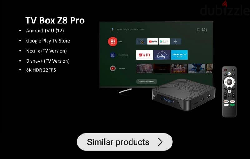 Z8 PRO ANDROID ATV BOX 4 +32GB 6