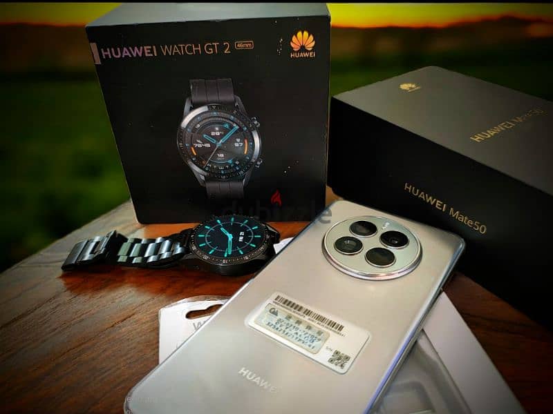 huwawi mate 50 512 Harmony + Huawei watch gt 46m 3