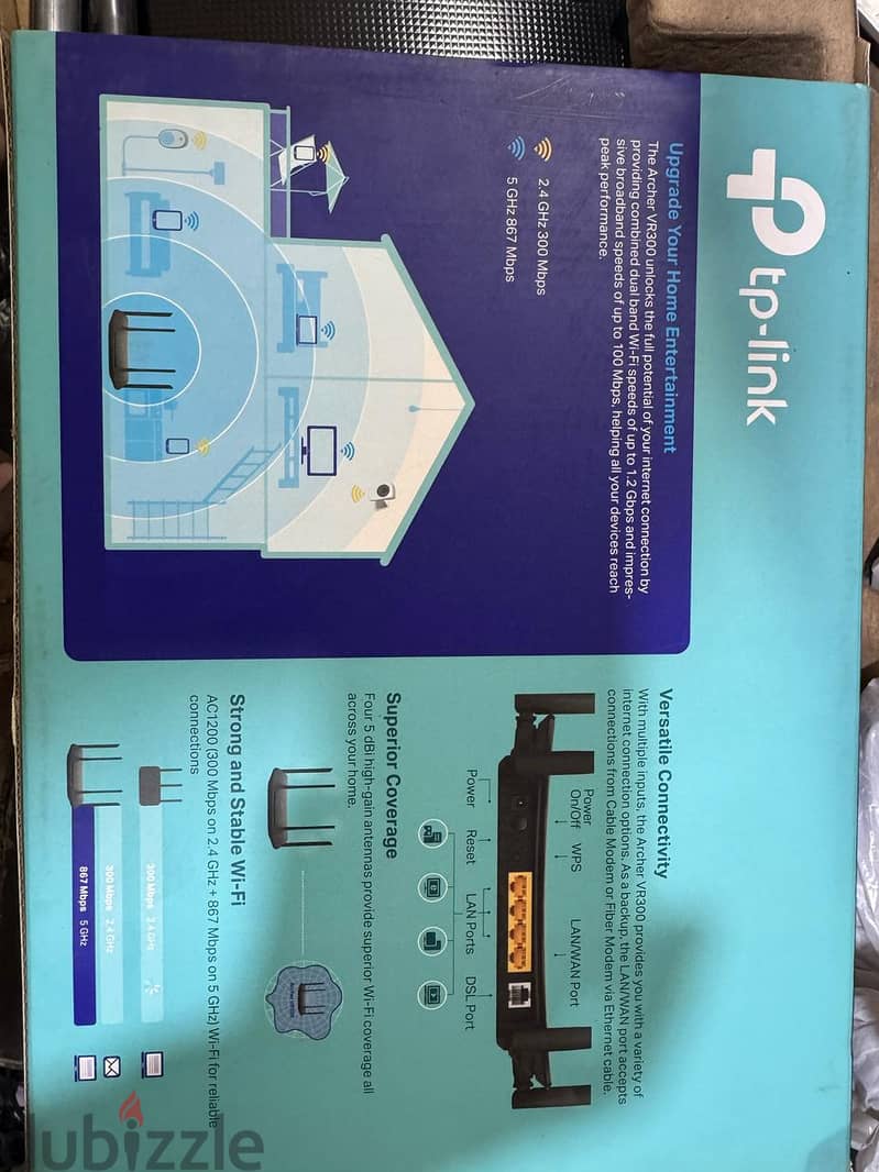 Tp Link Archer VR300 AC1200 Wireless Router Black 3