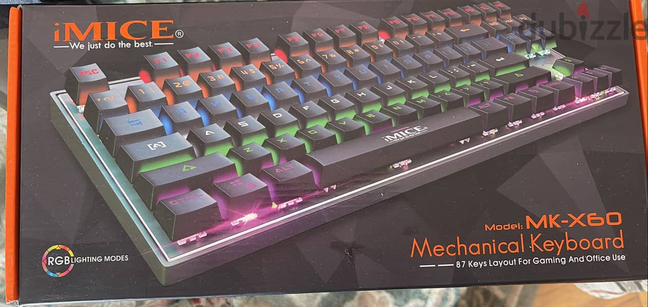 I MICE  gaming keyboard model : MK - X60 4