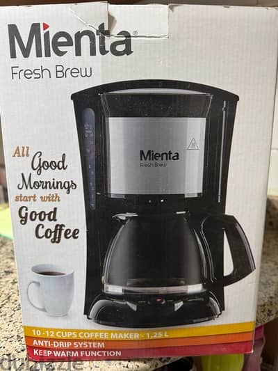 Mienta coffee brew machine  ماينتا ماكينه قهوه أمريكي