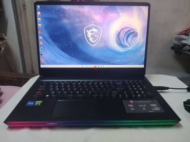 Laptop msi ge76 raider i7 12700h rtx 3060  جديد لم يستعمل السعر نهائي 1