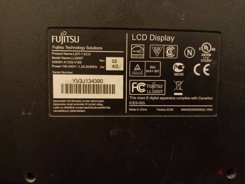 شاشة كمبيوتر Fujitsu للبيع 2