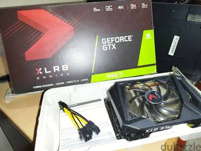 PNY GTX 1660 TI 6GB OC بكل مشتملاته