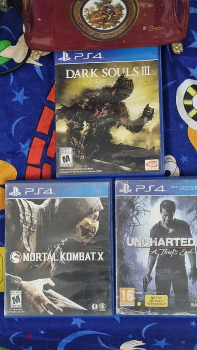 dark souls and mortal kombat and uncharted Arabic