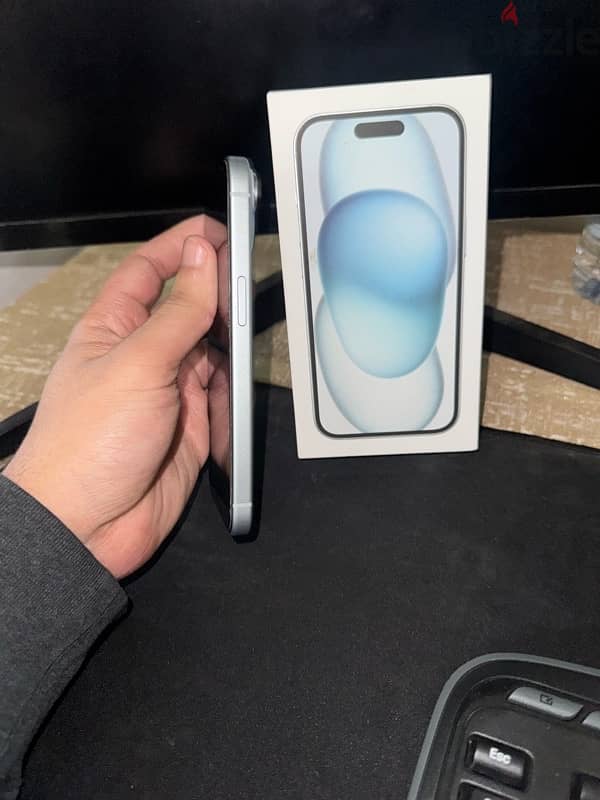 iphone 15 128 g blue كسر زيرو معفي من الضرايب 2