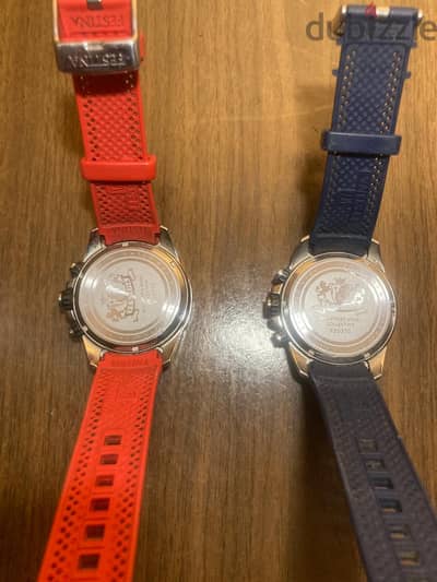 Man FESTINA RED WATCH and BLUE - PLEASE READ DETAILS