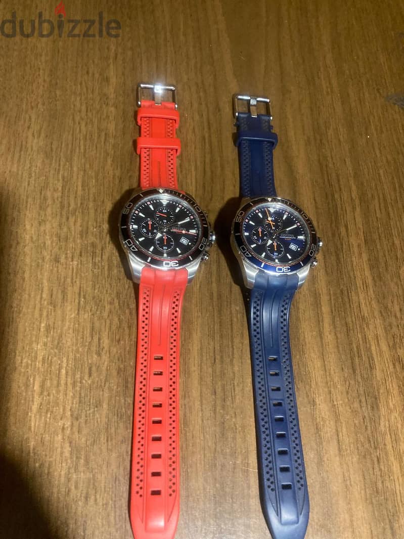 Man FESTINA RED WATCH and BLUE - PLEASE READ DETAILS 1