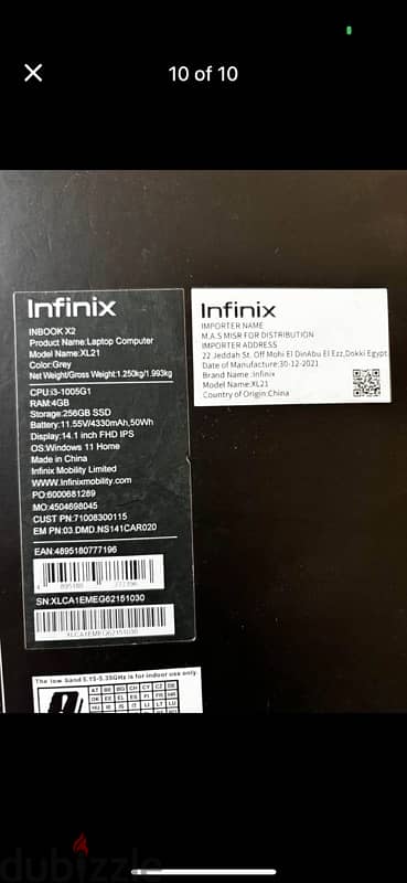 infinix laptop 6