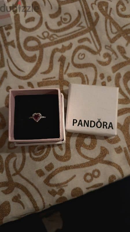 Pandora Ring Red Heart Mirror 1