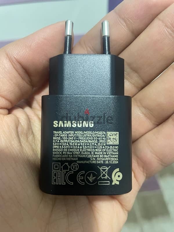 Samsung  USB-C  Fast Charger 25W بنص التمن شاحن سامسونج اصلي سريع 1