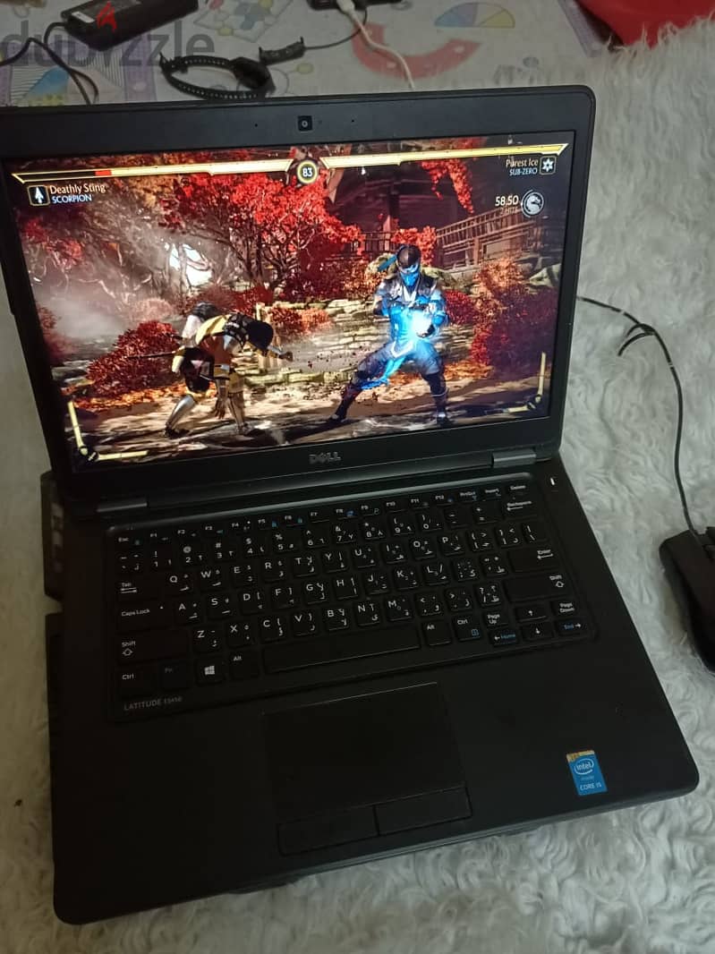 Dell latitude e5450 FHD  جيل خامس بكرتين شاشة للالعاب والبرامج الهندسه 2