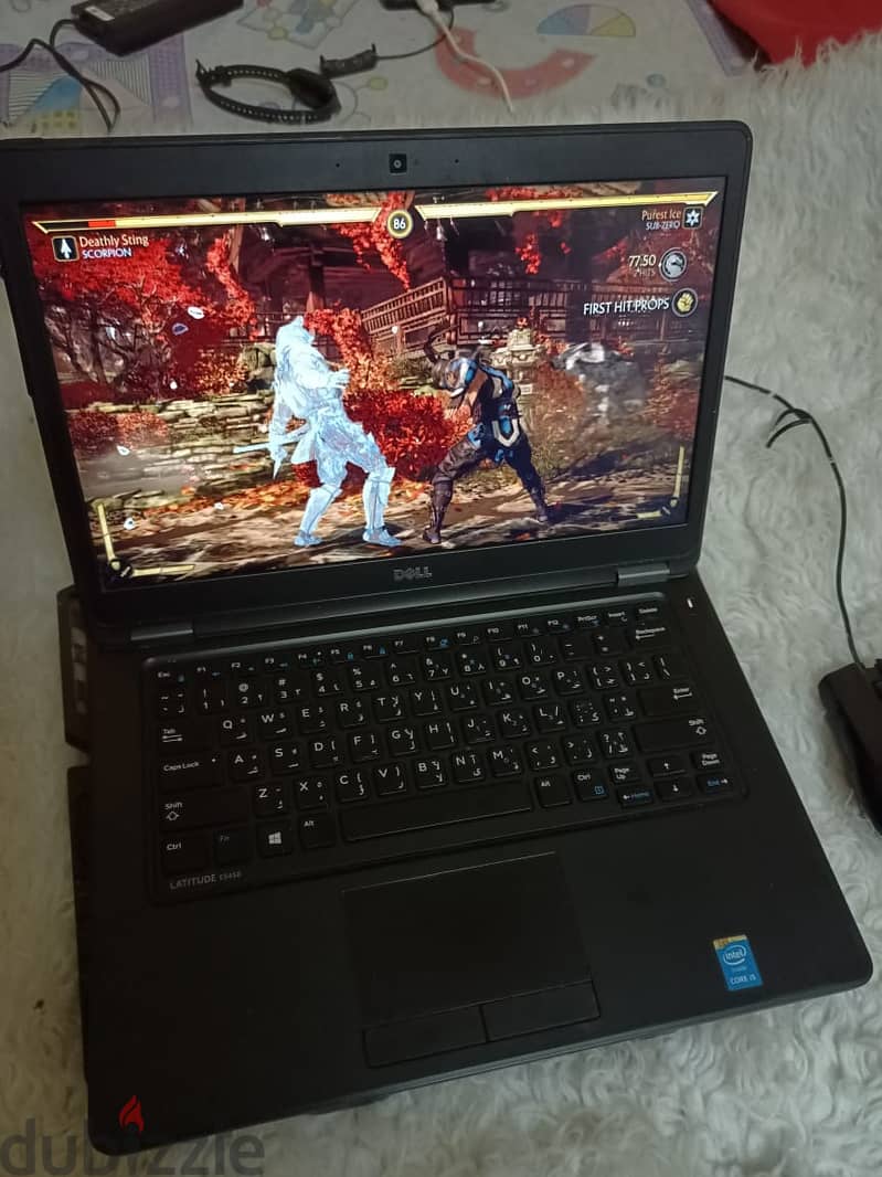 Dell latitude e5450 FHD  جيل خامس بكرتين شاشة للالعاب والبرامج الهندسه 7