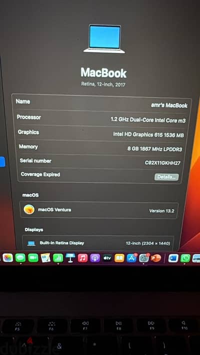 MacBook 2017 ( 12 inch ) 256 G