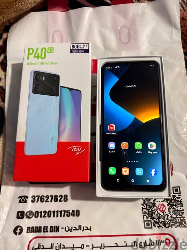 itel p40 بحالة الزيرو 3