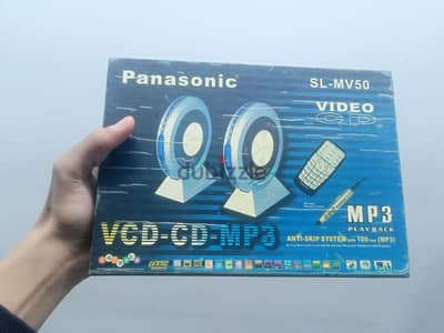 "للبيع مشغل VCD-CD-MP3 من Panasonic SL-MV50 جديد يباني