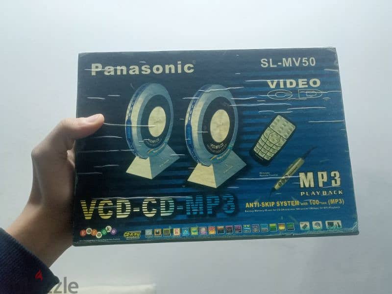 "للبيع مشغل VCD-CD-MP3 من Panasonic SL-MV50 جديد يباني 4