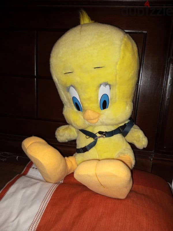 Walt Disney 's Marie cat  and Tweety fur toy 4