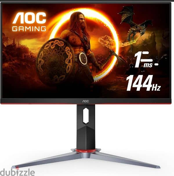 شاشه Aoc 24g2 144hz 1080p monitor ips 1ms 0