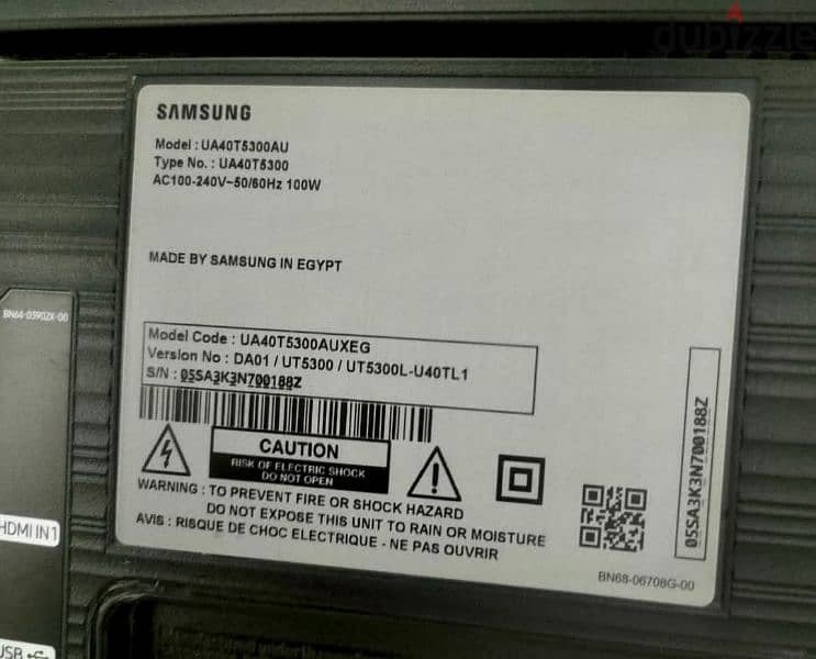 Samsung smart 43 حالة زيرو 3