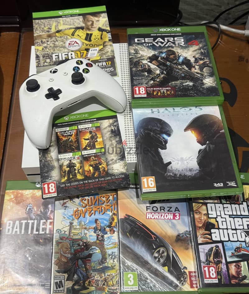 xbox one s 1TB with Games 1