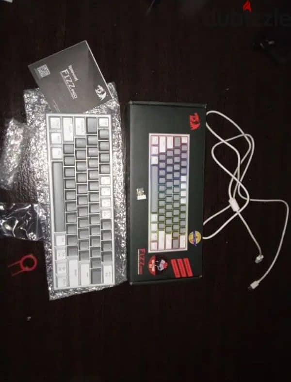 Redragon K616 Pro Fizz Grey/White 1